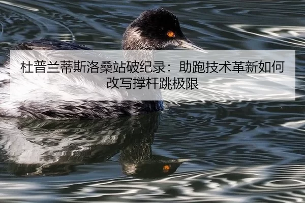 杜普兰蒂斯洛桑站破纪录：助跑技术革新如何改写撑杆跳极限